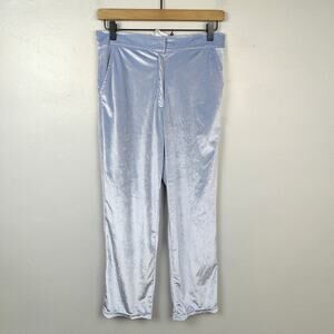 Tach Clothing Azucena Velvet Pant‎ Women Small Lavender Straight Leg NWT Pastel